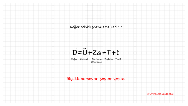 Değer Odaklı Pazarlama Nedir ?